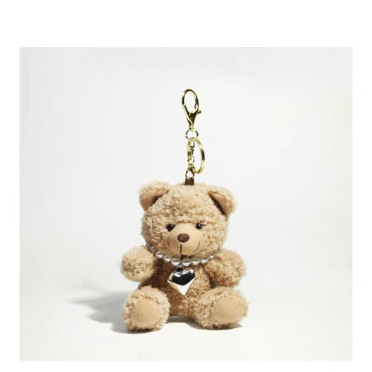 Lindo bolso de oso, colgante de bolso, muñeco de peluche, adorno de coche, llavero de coche, pareja, regalo creativo
