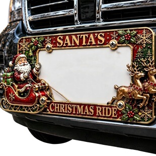 �羳����Christmas License Plate Frame�}�Q���}܇�ƺ��s�L