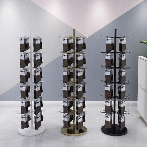 Sock display rack, phone case display rack, shelf, glove display rack, lipstick display rack, stall accessories, rotating floor-standing hanger