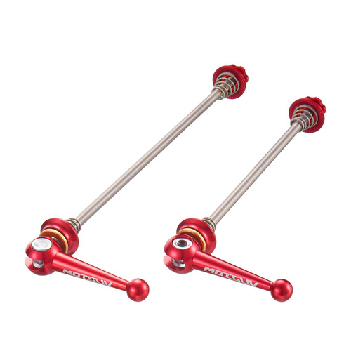 MOTSUV bicycle wheel set aluminum alloy quick release rod titanium alloy axis ultra-light pull rod road axle hub