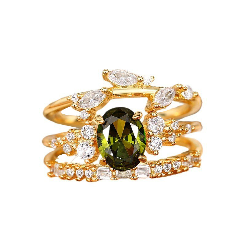 Women's Gender Copper Simple Style Classic Style Inlay Flower Zircon Rings