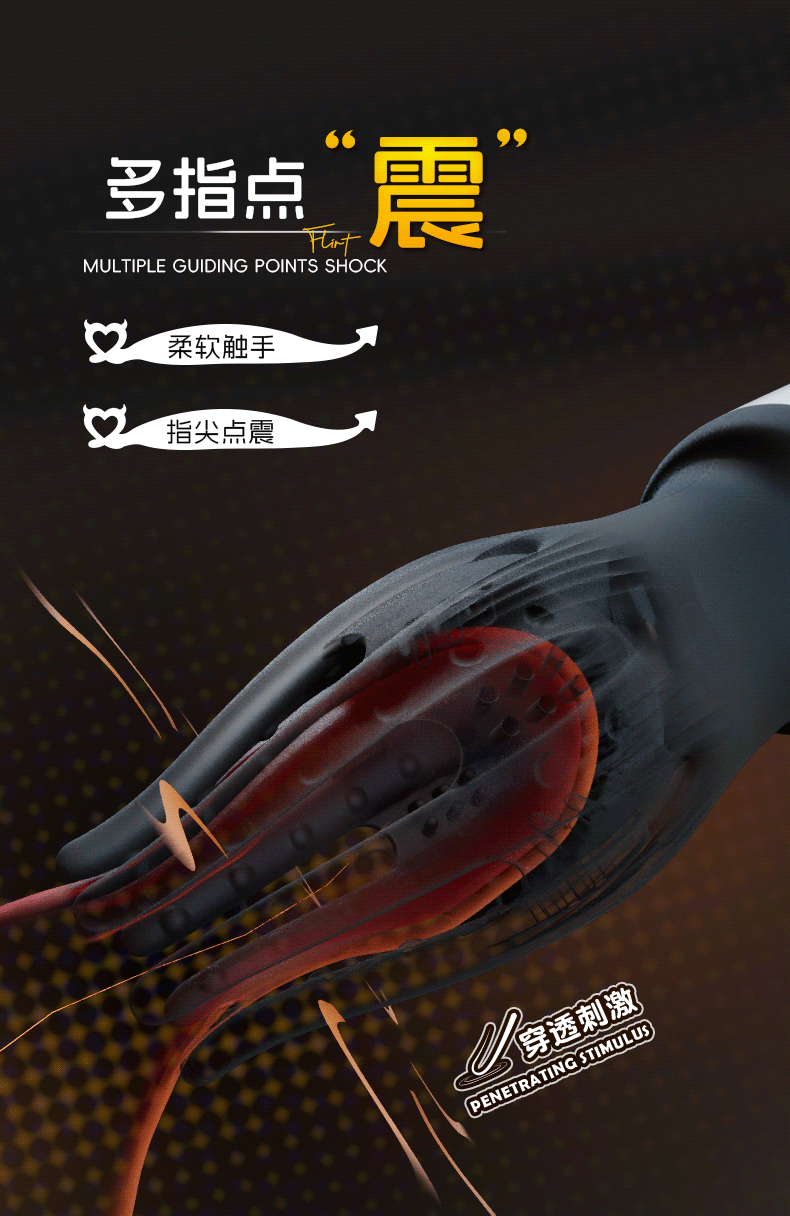 Swinging Magic Hand Powered Male Masturbator with Rotating Vibration and Glans Massage — detail image 14