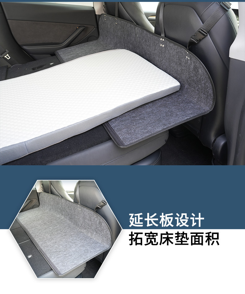 Memory Foam Inflatable-Free Bed Memory Foam Car Bed Mattress Sleeping Pad In-Car Sleeping Folding Bed