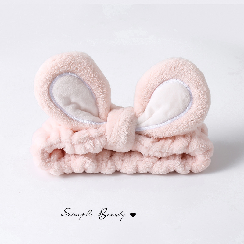 Diadema de felpa de dibujos animados 2025, antideslizante, para maquillaje o spa, estilo lindo