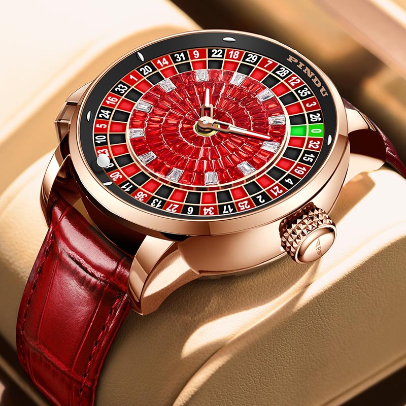 Foreign Trade Special Supply Gambling Series Watches Men's Fully Automatic Mechanical Watches Light Luxury High-End Waterproof Watches