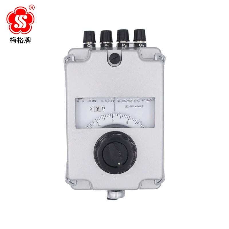 Шанхайский завод измерительного приёмного ZC-8 измеритель сопротивления заземления 100Ω измеритель молниезащиты