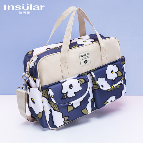 Yinxiuli fashionable one-shoulder cross-body portable mommy bag waterproof large-capacity multi-functional mother and baby outing bag maternity bag