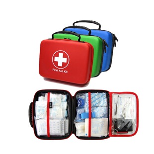 228 piece set PU waterproof leather first aid kit Amazon cross-border outdoor home car medical medicine bag