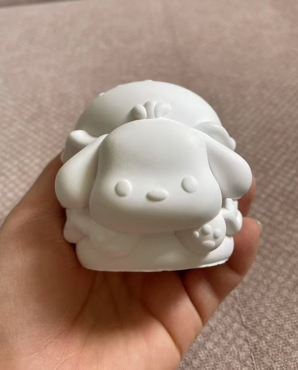 Frasco de Almacenamiento de Calabaza de Yeso en Blanco DIY para Pintar