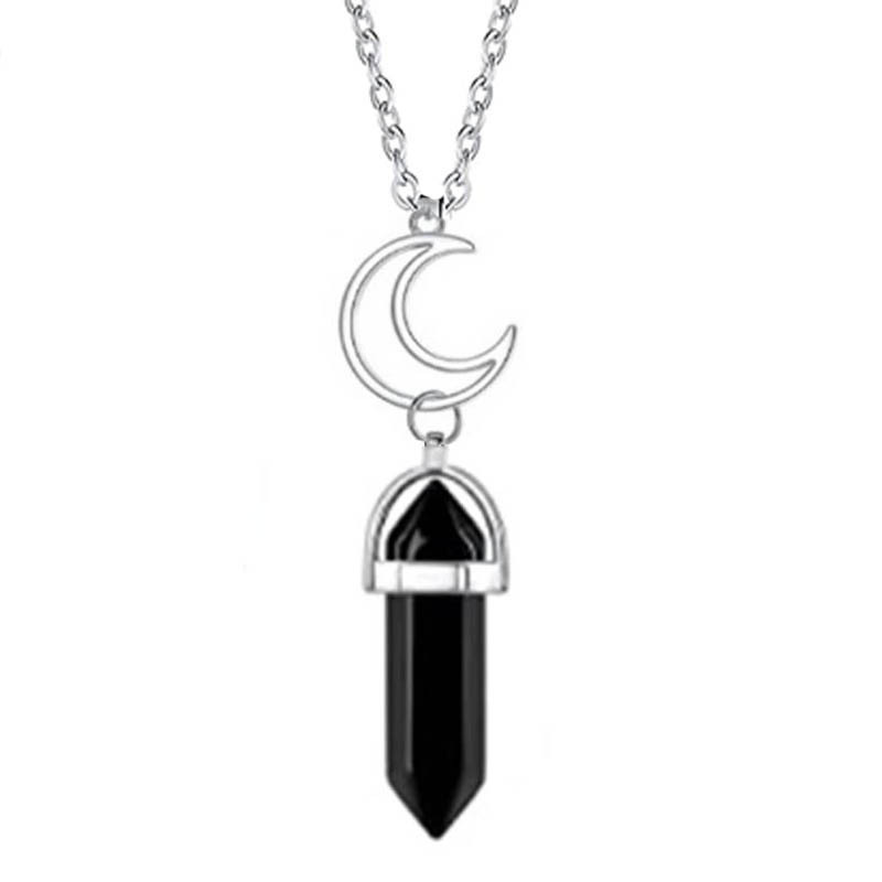 Iron Chain Material cable chain Chain Type 1 Piece Quantity IG Style Casual Geometric Crystal Iron Wholesale Pendant Necklace