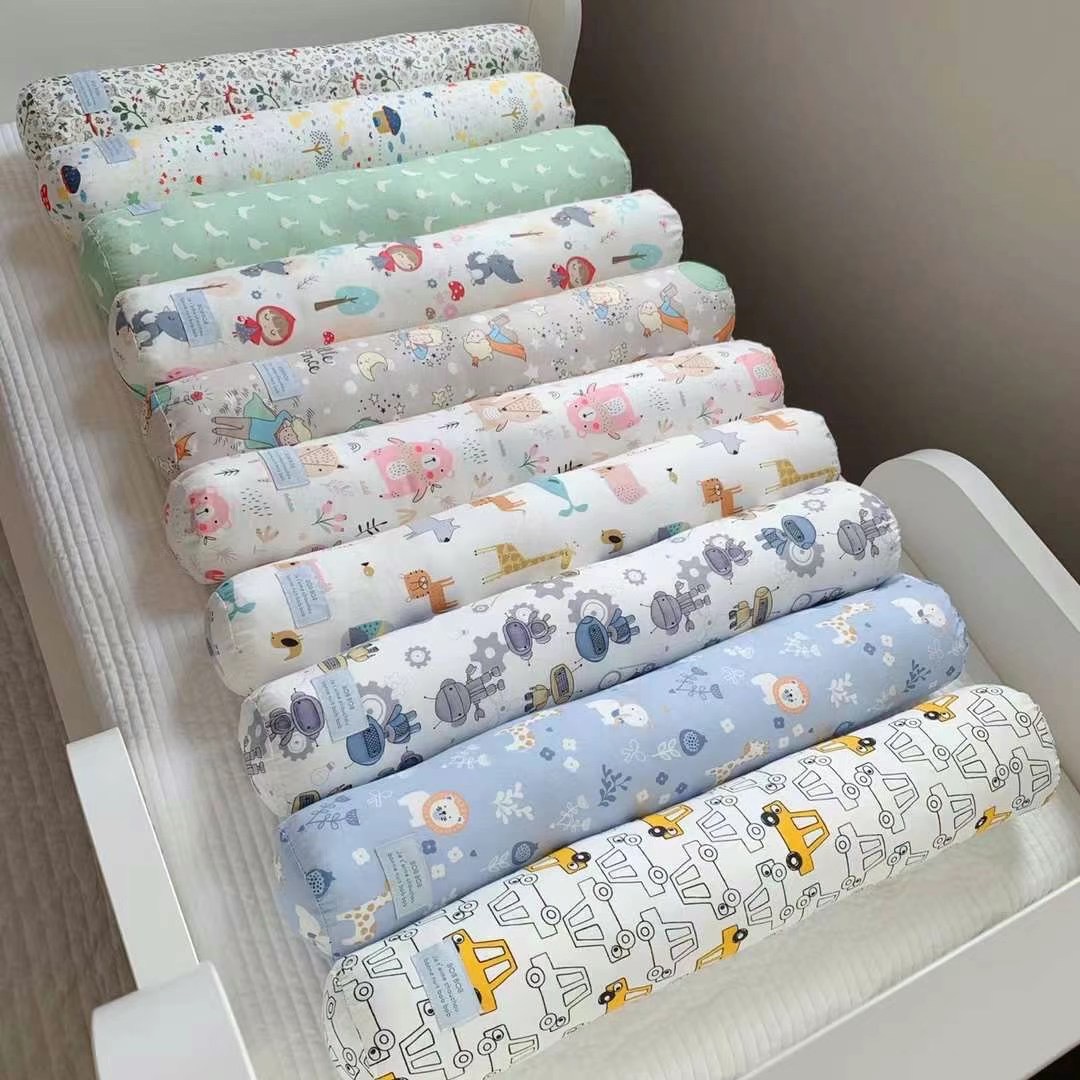 Children's Sleeping Pillow Removable and Washable Baby Safety Anti-collision Pillow Comfort Sleeping Cartoon Sleeping Clip Leg Pillow Cylindrical Pillow