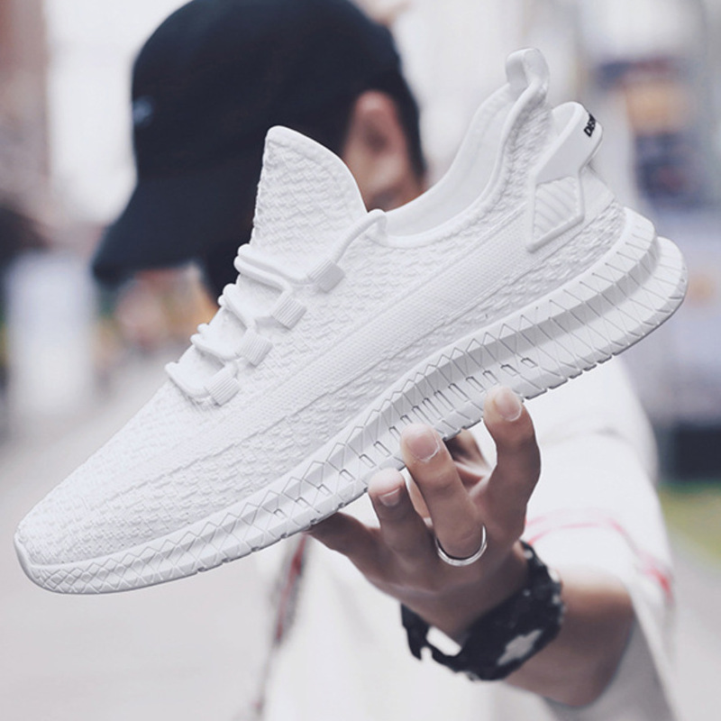 2026 Breathable Casual Shoes for Men, Versatile Mesh Sneakers, Cloth Shoes, Fly-Knit Shoes, Spring Men's Shoes, Comfortable and Versatile