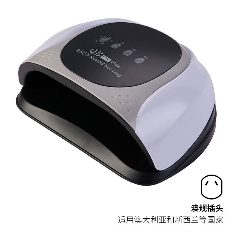 Nueva Lámpara de Uñas de 256W, Máquina de Uñas de Alta Potencia, Lámpara de Fototerapia, Secado Rápido de Esmalte de Uñas en Gel, Sensor Inteligente, Máquina de Fototerapia Transfronteriza