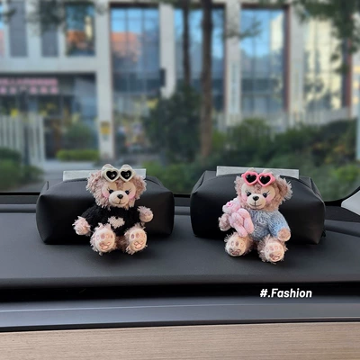 cute car center console tissue — Car tissue box/set