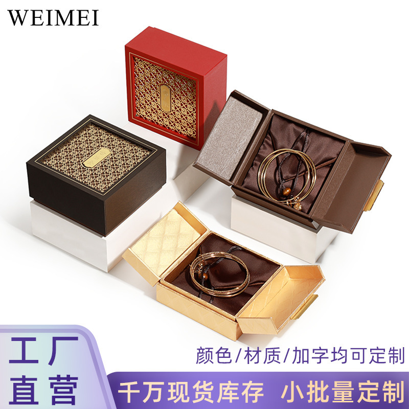 For the United States heritage gold drawer box ancient gold jewelry box text play tassel drawer box ring pendant bracelet box