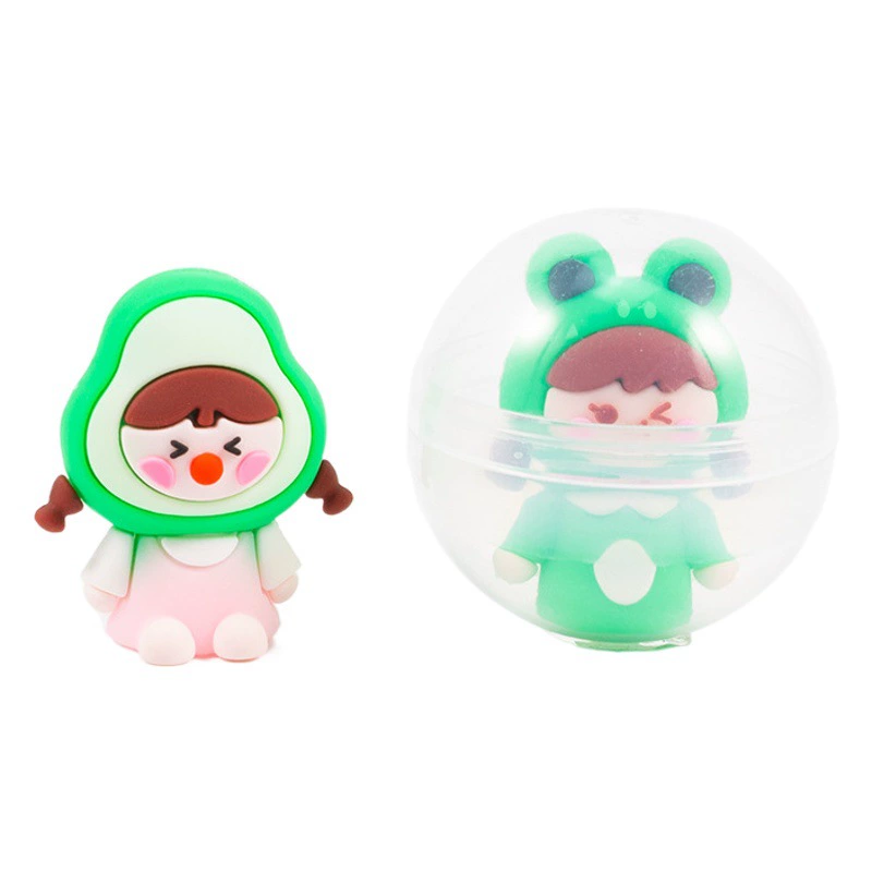 45 мм кукла с карандашной головкой витое яйцо 4,5 см маленький размер витой яичный шарик 2 юаня витая яичная машина мяч конфетная машина Слепая Коробка игрушечное яйцо