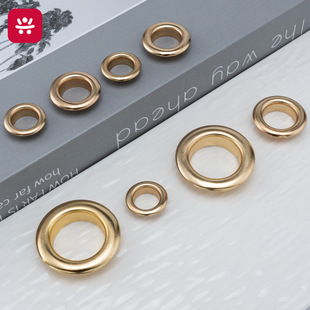 Metal round edge clasp clothing luggage hollow rivet air eye hand nail splint press plate factory outlet
