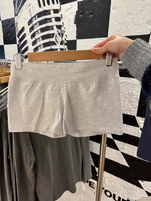 BM Style New Style Boxers Shorts Leggings Women's Staggedness Straight Riding Pants Boxers Yoga Pants