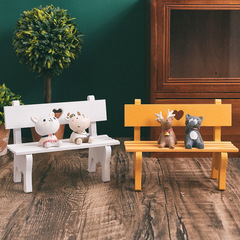 ZAKKA groceries mini wooden ornaments chair shooting background wooden props mini small furniture