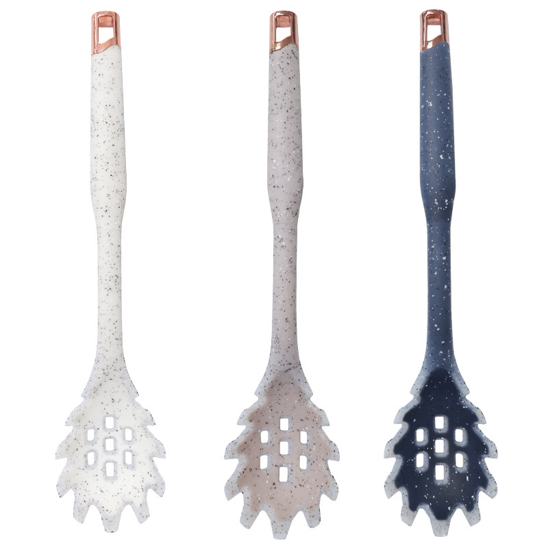 Espátula de silicona transfronteriza, cuchara de sopa, juego de 7 piezas, sartén antiadherente de grado alimenticio, pala de silicona, juego de utensilios de cocina de silicona para el hogar al por mayor