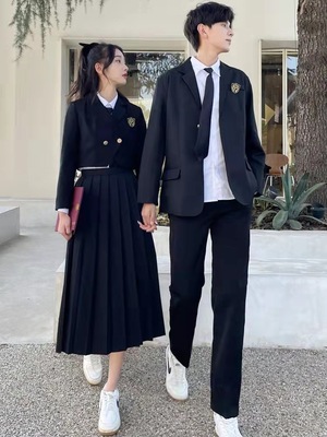 Korean Edition Class clothes College wind junior middle school birthday uniform suit high school student sports meeting Chorus British style school uniform