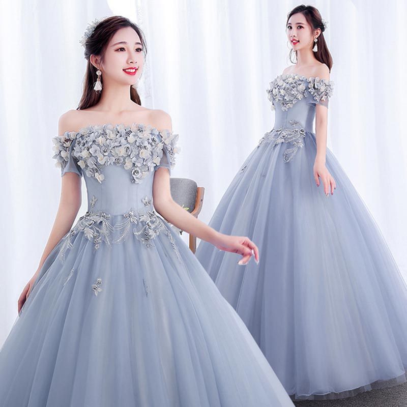 Vestido de gala de tul de un solo hombro para verano 2026, ideal para ópera, actuaciones solistas o exámenes, vestido de noche largo.