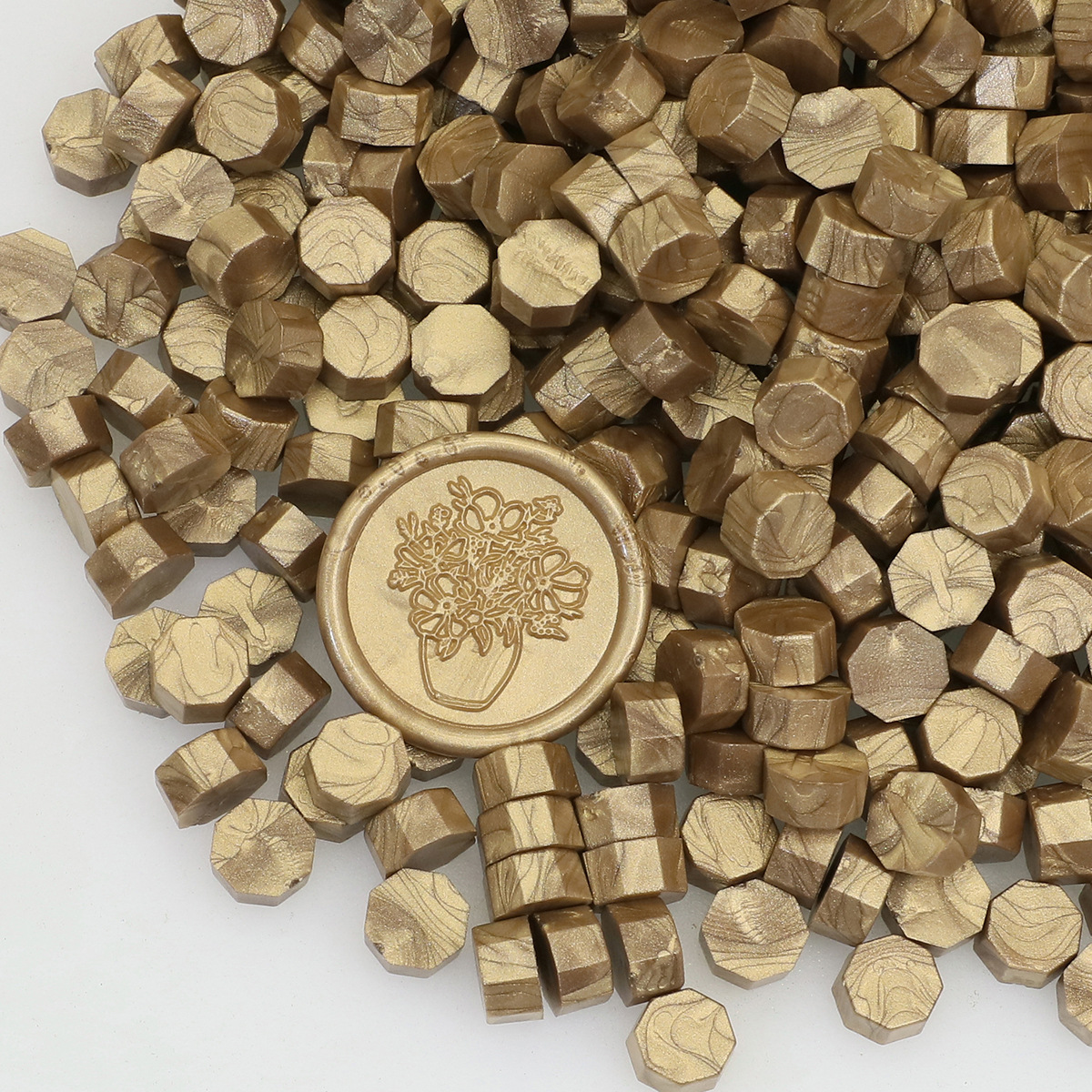 Perlas de Cera Octagonales para Sellos 500g Ecológico