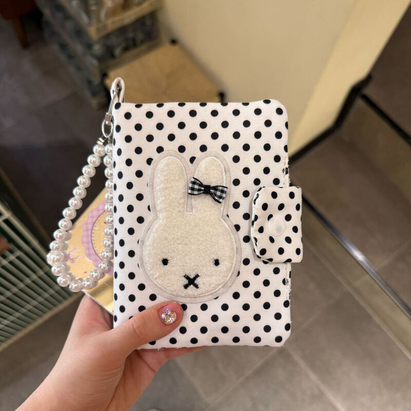 Strawberry Home 2026 New Miffy Rabbit Polka Dot Id Card Holder Storage Bag Card Holder Ins-Style Passport Holder Strawberry Home 2026 New Miffy Rabbit Polka Dot Id Card Holder Storage Bag Card Holder Ins-Style Passport Holder