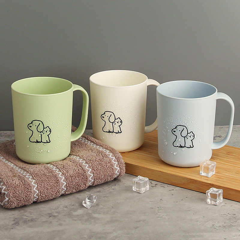 Bicchieri da bagno cartoon per coppie e bambini design simpatico_voghion.com
