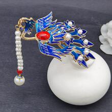 爆品头饰古风配饰鸾歌烧蓝发簪女全套发冠明制簪子流苏景泰蓝发饰