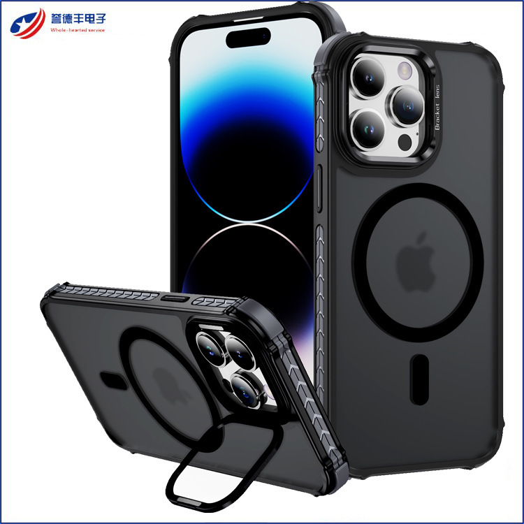 For Apple iPhone14 Pro Mobile Phone Case Rainbow Skin Sense Magnetic Lens Bracket Anti-drop Airbag Protective Cover For Apple iPhone14 Pro Mobile Phone Case Rainbow Skin Sense Magnetic Lens Bracket Anti-drop Airbag Protective Cover