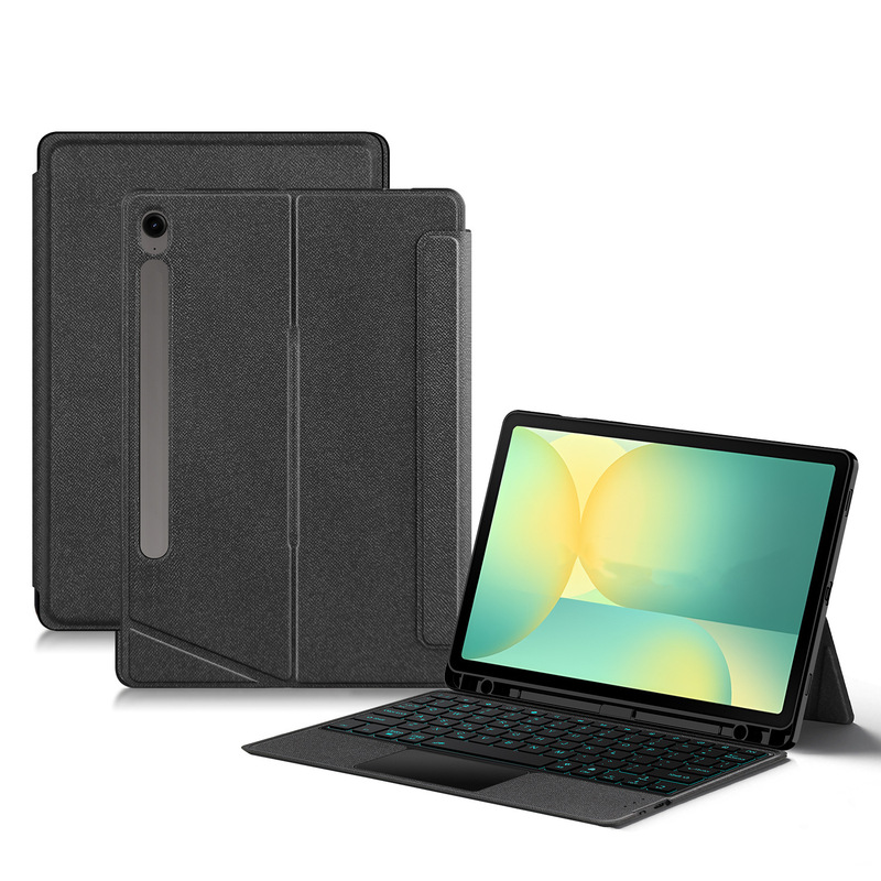 Bluetooth キーボード レザー ケースは、Samsung TAB S10lite タブレット S7/8/s9fe 分割型キーボード保護ケースに適しています。|undefined