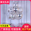 Transparent golden nail sequins, balloon, decorations, evening dress, layout, internet celebrity