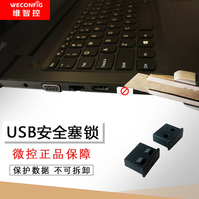 Weizhikong USB Seal security notebook Security lock computer USB Plug Plastic texture of material