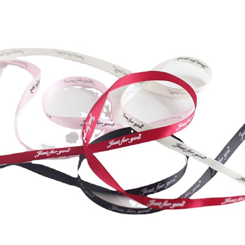 Meimuer 1cm wide English letter ribbon diy aromatherapy wax sheet plaster hanging rope bow dried flower ribbon