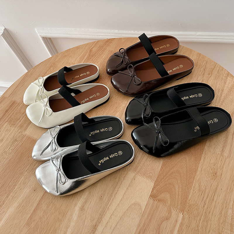 Grape Mom mismo estilo cabeza de mango irregular lazo francés con todo fósforo perezoso medio arrastrando mujer