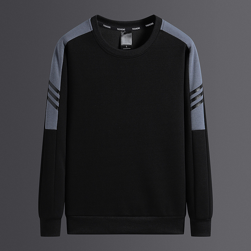 Cross-border 2023 nuevo estilo de los hombres con cuello alto de algodón grueso conjunto de ocio cárdigan deportivo juvenil traje de tres piezas moda casual simple