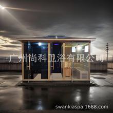 家用桑拿房干湿蒸淋浴湿蒸桑拿一体汗蒸房光波房湿蒸房整体蒸汽房
