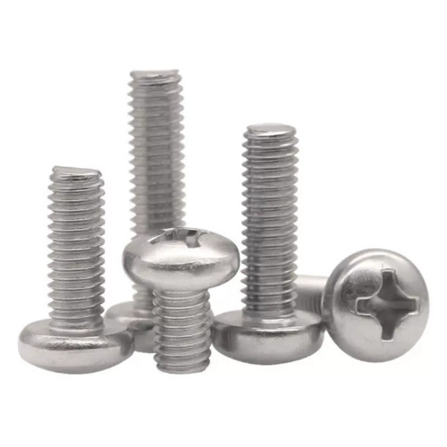 304 stainless steel cross recessed round head screws GB818 semi-round head machine teeth M3M4M5M6M8 cross pan head screws