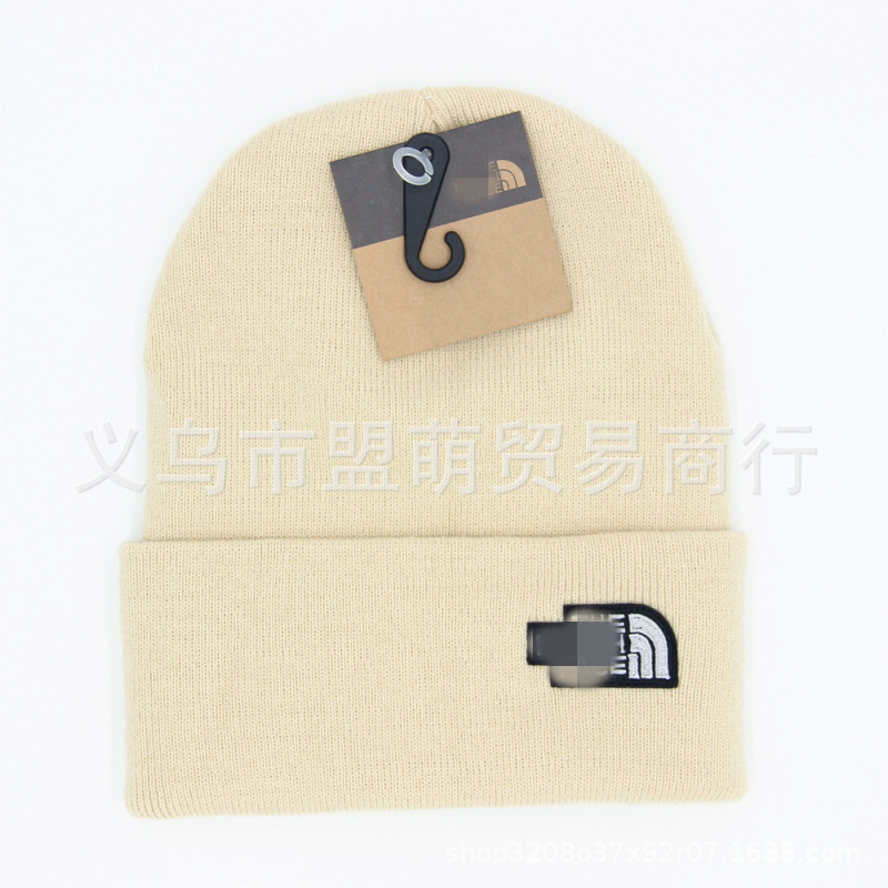 现货批发刺绣加厚腈纶针织帽毛线帽跨境潮牌冷帽卷边保暖滑雪帽子|undefined
