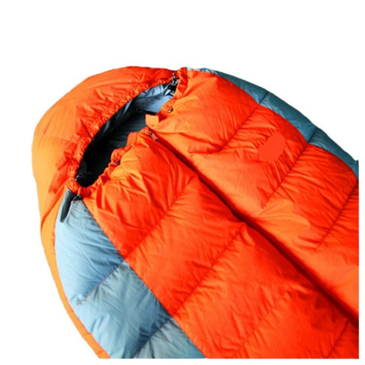 Travel sleeping bag with down for adults
