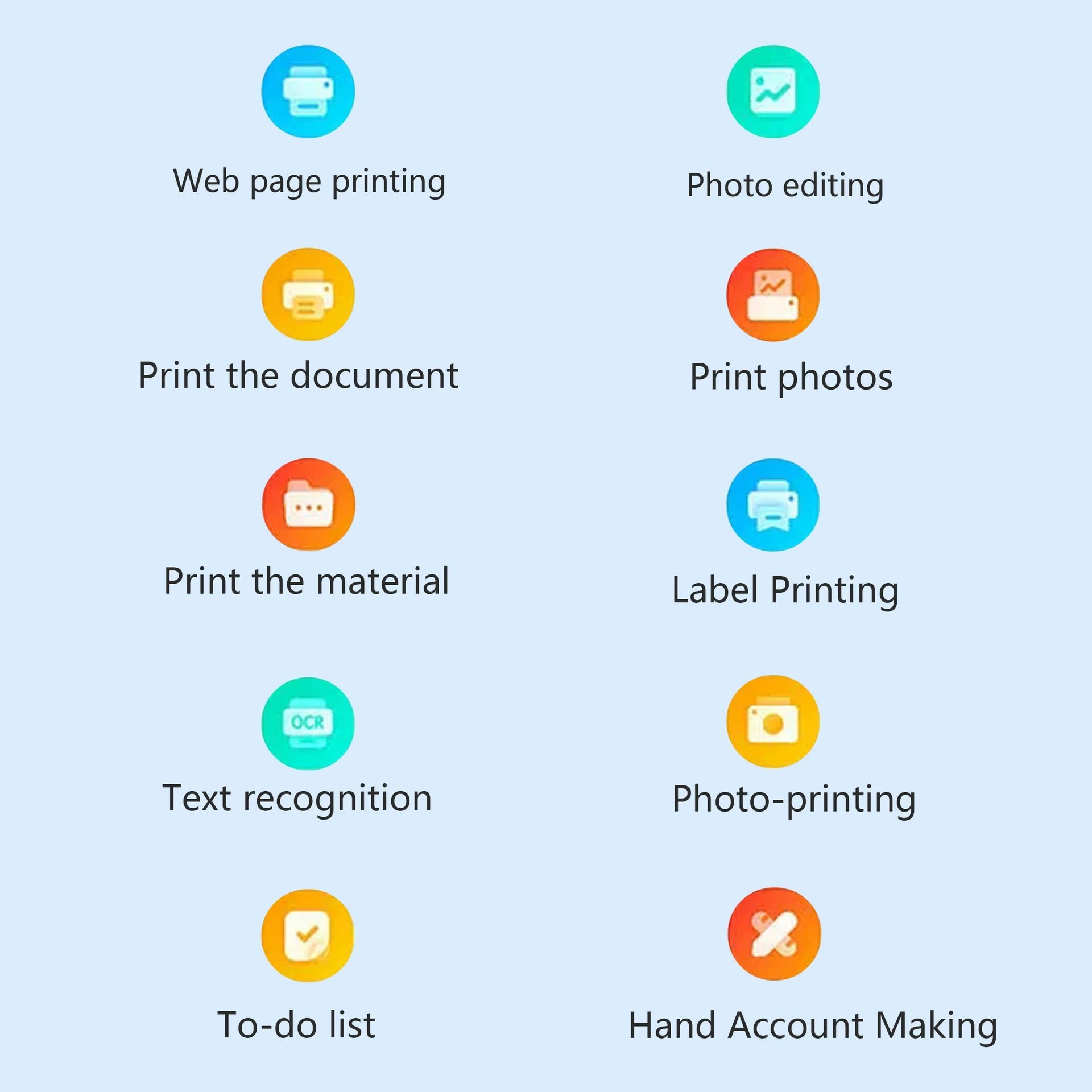 勋尘 AI label printer ultra-clear small mistakes mini photo ledger printer meow homework organizing artifact