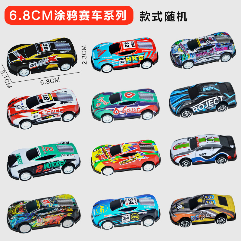 工場直売のミニ合金の小さい車の震え音の回力車のセットのレーシングタイプの鉄の皮の車の子供のおもちゃの模型|undefined