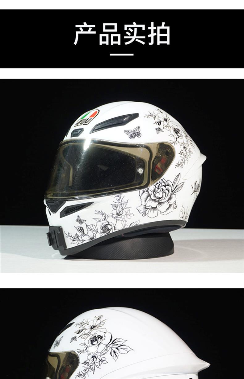 Motorcycle Helmet Stickers Universal Modified Full Helmet Decals