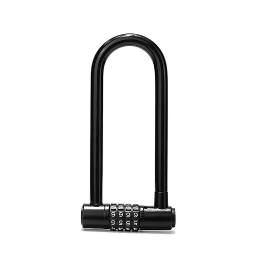 Bicycle lock U-shaped lock Glass door lock password lock Door padlock anti-cut anti-theft shop U-shaped lock double mortise lock