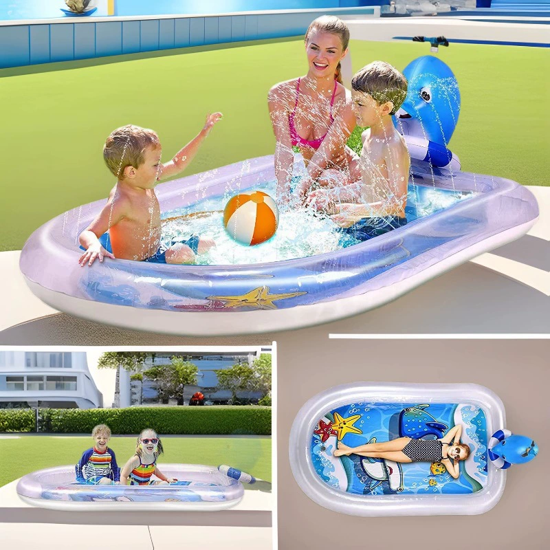Надувная игрушка для игры в воде, акула, дельфин