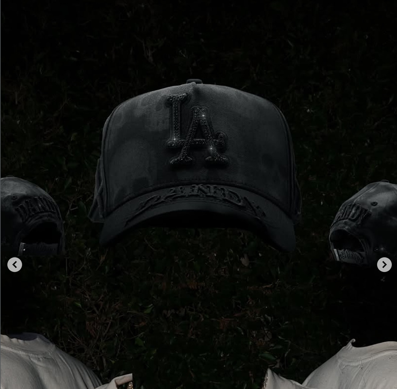 Nuevo Meike Duo Dandy bordado ajustable gorra de boca de pato borde curvo gorra de béisbol con diamantes barba tío