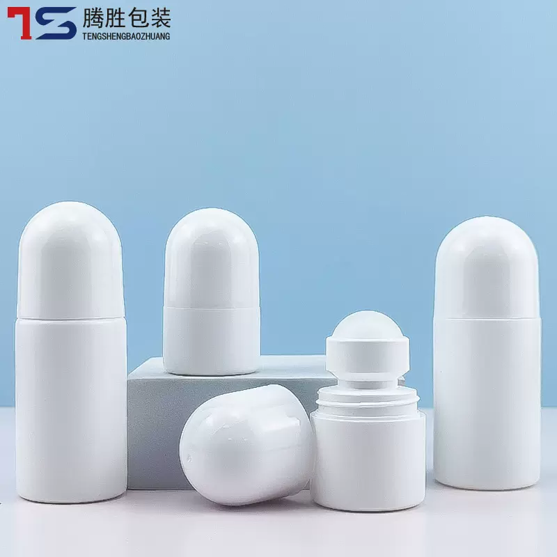 厂家50ml塑料滚珠瓶 香体露走珠瓶止汗露瓶 PE痛滚滚按摩精油瓶