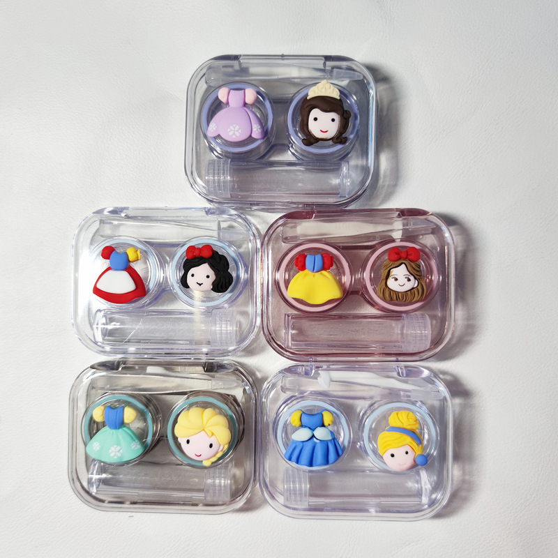 Beauty Pupil Box Little Beauty Skirt Contact Lens Integrated Color Film Care Water Box with Seal Ring CA5951 Beauty Pupil Box Little Beauty Skirt Contact Lens Integrated Color Film Care Water Box with Seal Ring CA5951