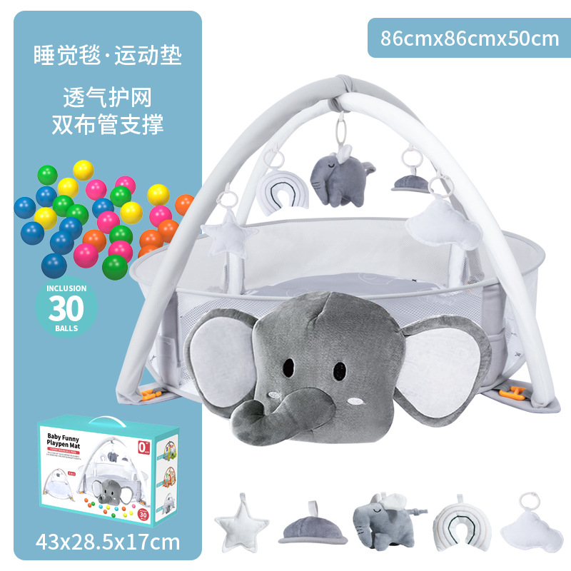 Parque de juegos para bebés transfronterizo, centro de actividades, piscina de bolas océano para educación temprana y desarrollo cognitivo, juguetes de tapete de gateo para recién nacidos